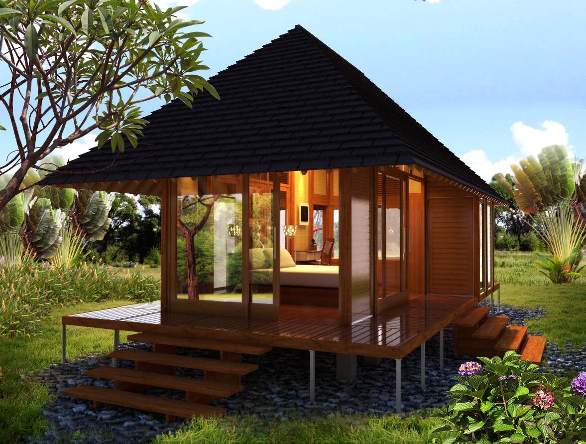  Rumah  Kayu  Knock Down Desain  Rumah  Minimalis 2022