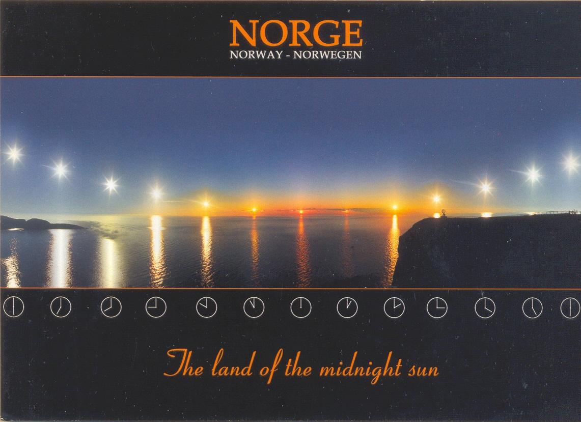 My Picture Postcards Land of the Midnight Sun