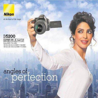 Priyanka Chopra's Print AD for Nikon
