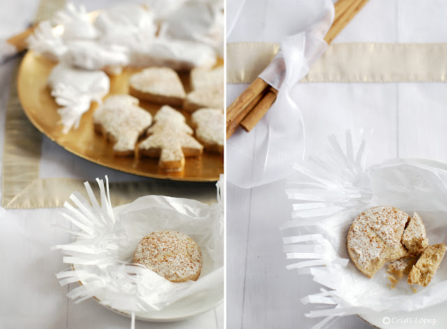 Polvorones de aceite de oliva con canela y naranja