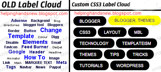 Customize Blogger Label Cloud With CSS3 - IELTS Pdf Helping Material