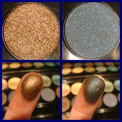 Arabian Nights Eyeshadow palette Sleek swatches