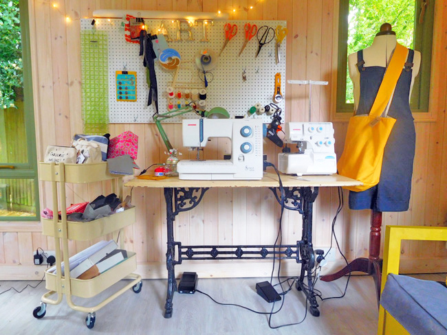 Sewing Space Tours... Jane's Sewing Shed!