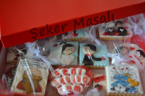 şeker masalı ÖZEL TASARIM KURABİYELER