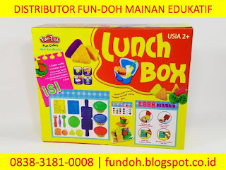 Fun-Doh Lunch Box, fun doh indonesia, fun doh surabaya, distributor fun doh surabaya, grosir fun doh surabaya, jual fun doh lengkap, mainan anak edukatif, mainan lilin fun doh, mainan anak perempuan
