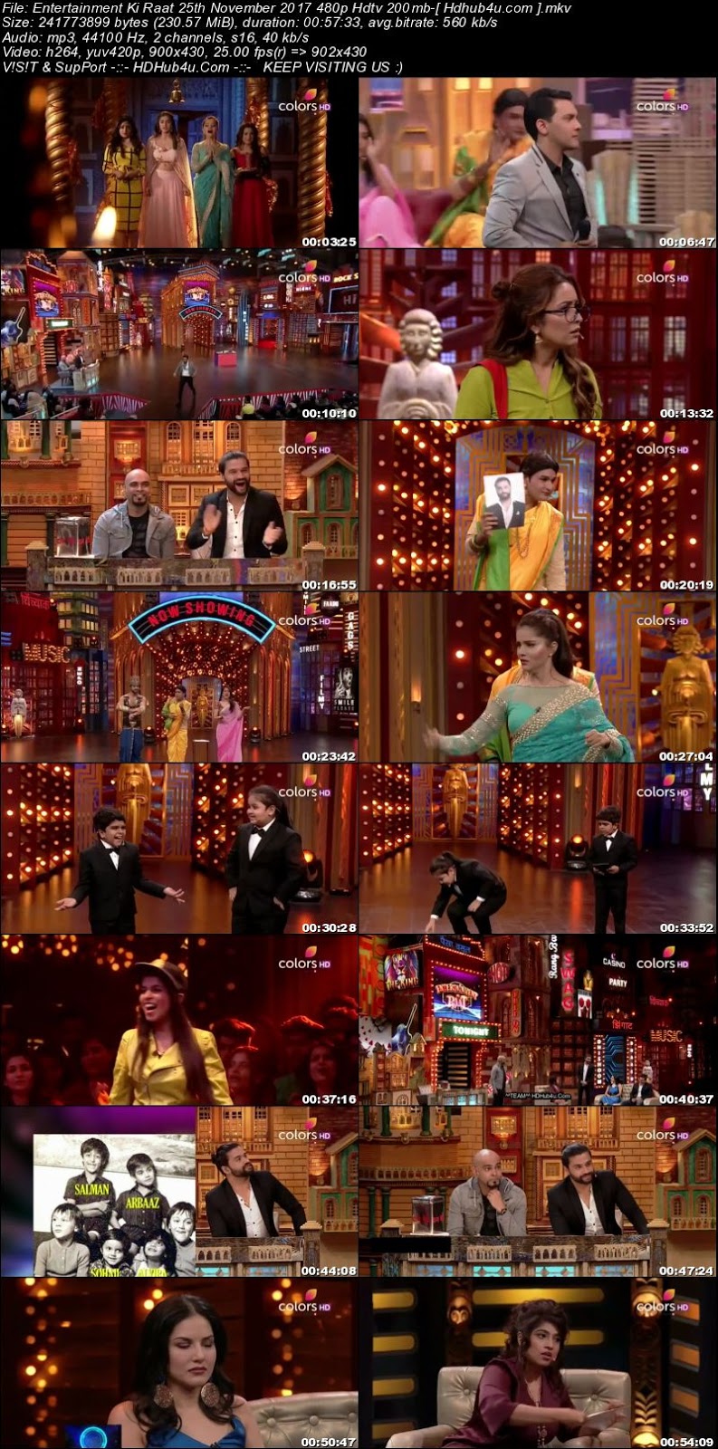 Entertainment Ki Raat 25th November 2017 480p HDTV 200MB Download Entertainment Ki Raat 25th November 2017 480p HDTV 200MB Download