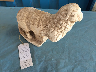 Byzantine statue of a ram unearthed in Caesarea