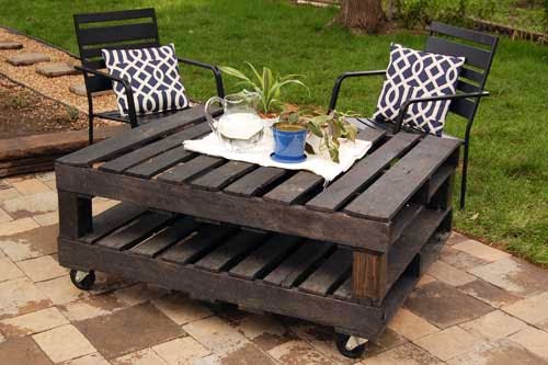 DECORAR PATIOS MUEBLES ORIGINALES CON PALETS - HAZLO TU MISMO - Patios