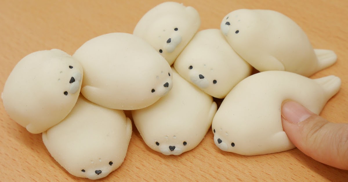 やわらかアザラシのフィギア かわいいすぎ 癒されすぎ注意 I ミライノシテン