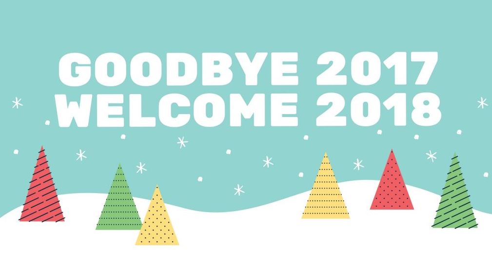 goodbye 2017 welcome 2018 picture image