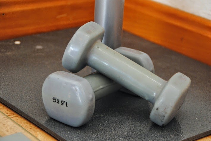 ejercicio con pesas