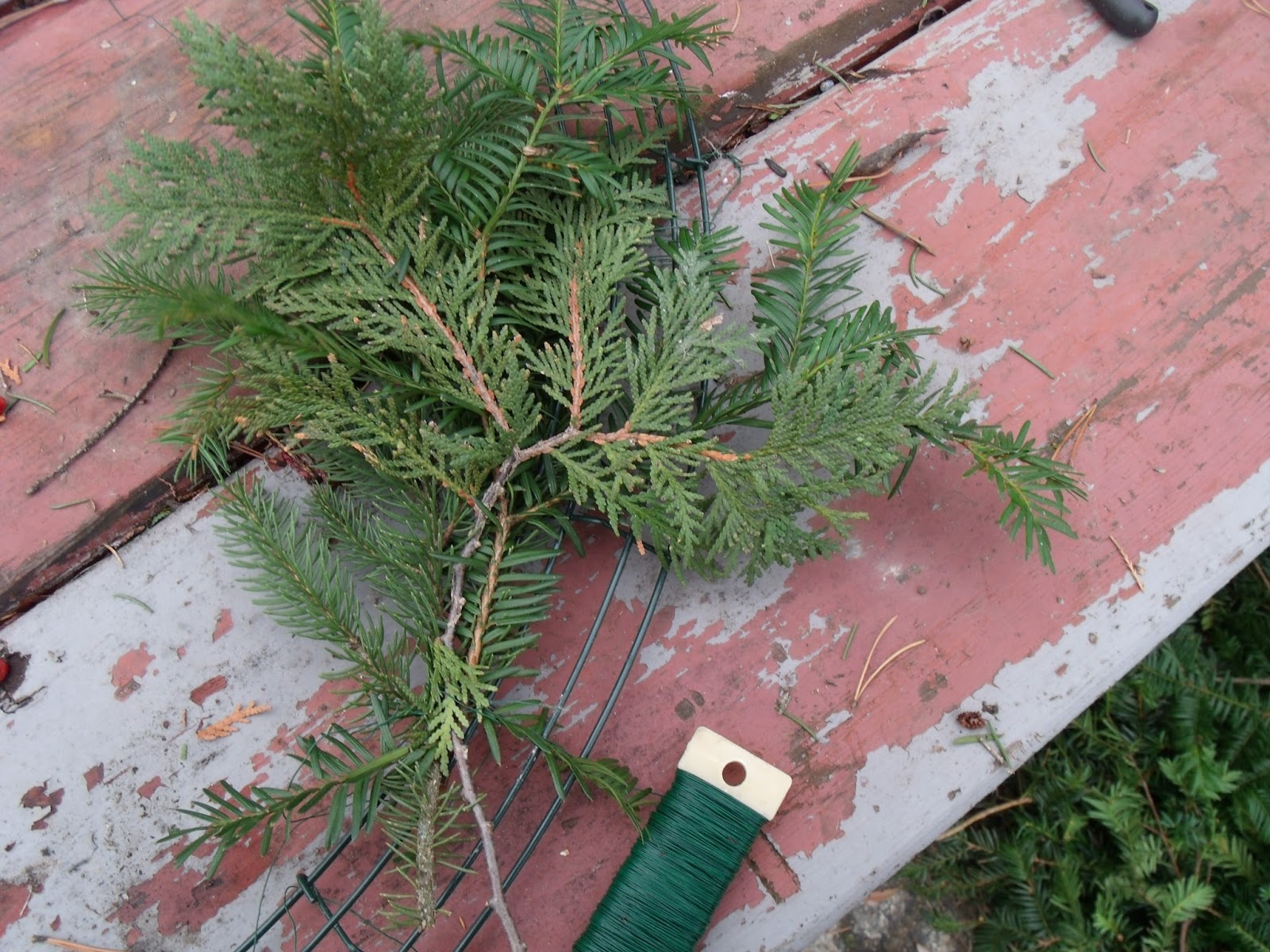 Gear Acres at Top of the Hill: Let the Wreath Making Begin