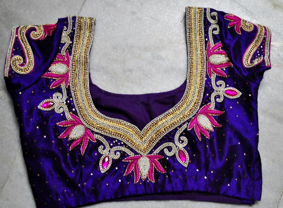 Embroidery Designs On Blouses