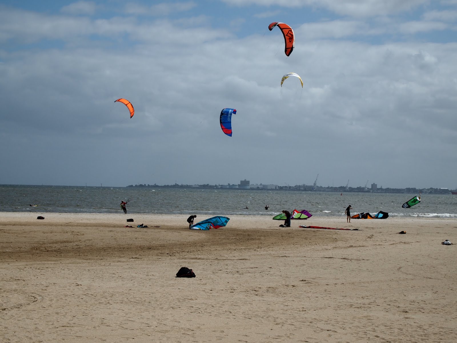 The Bragabonds Kite surfing St. Kilda, Melbourne