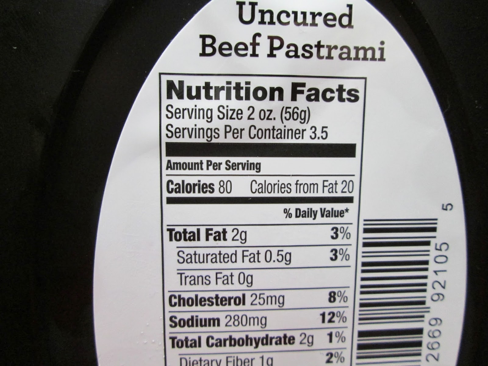 Please, DON'T pass the salt! Laura’s Lean Uncured Beef Pastrami