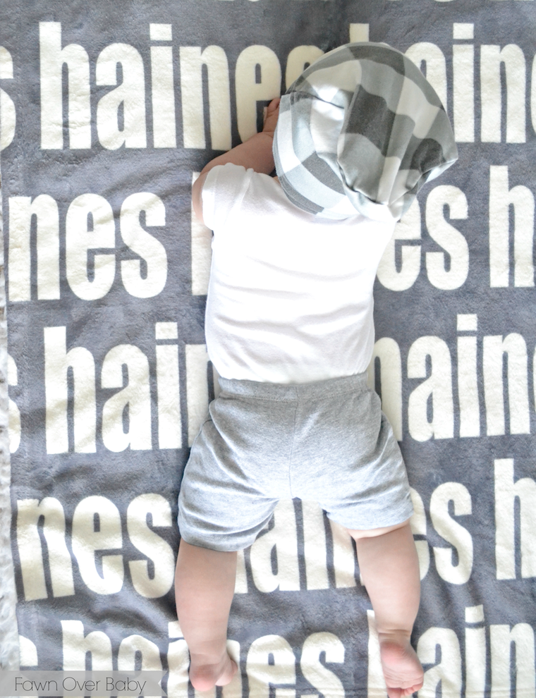 Fawn Over Baby Personalized Baby Blanket By Highway 3