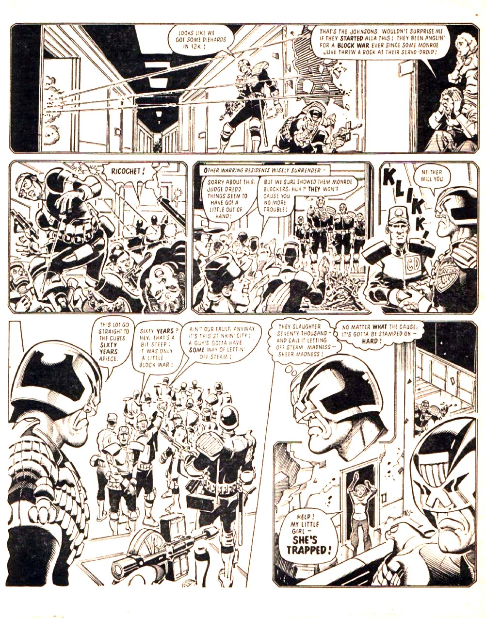Read online Judge Dredd: The Complete Case Files comic -  Issue # TPB 7 (Part 1) - 186
