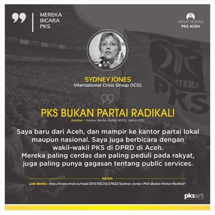 PKS Bukan Partai Radikal