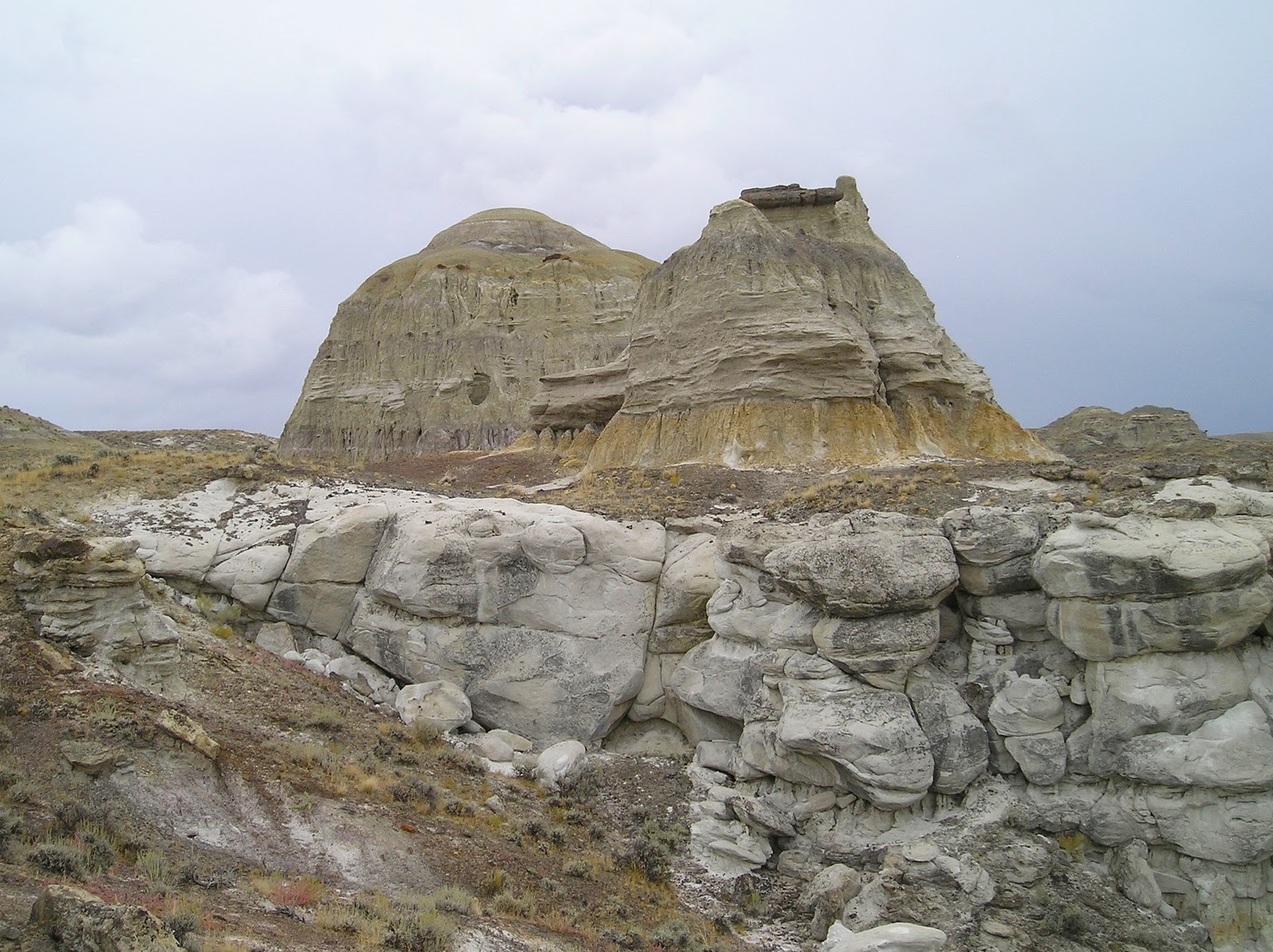 Rocks of Wyoming Badlands, Wyoming