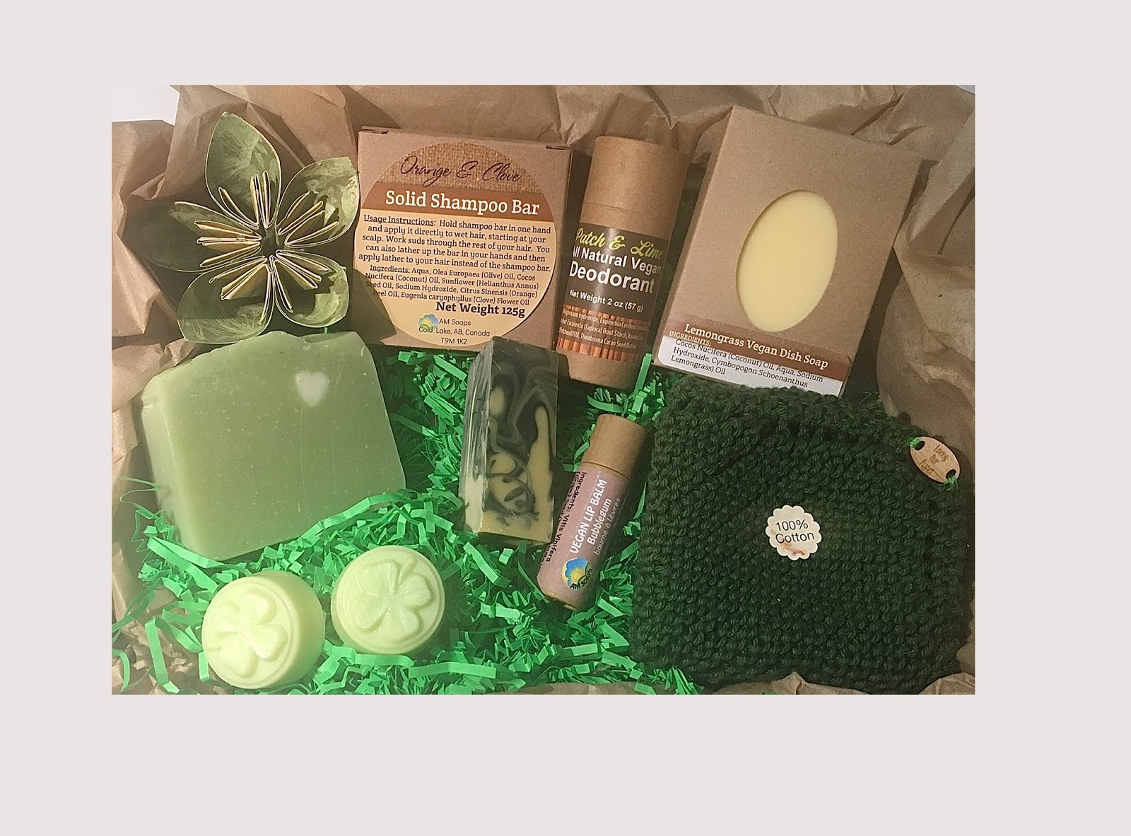 Eco Monthly Care Package/Subscription Box  all VEGAN  ZERO WASTE items!