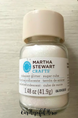Martha Stewart Crafts iridescent glitter sugar cube