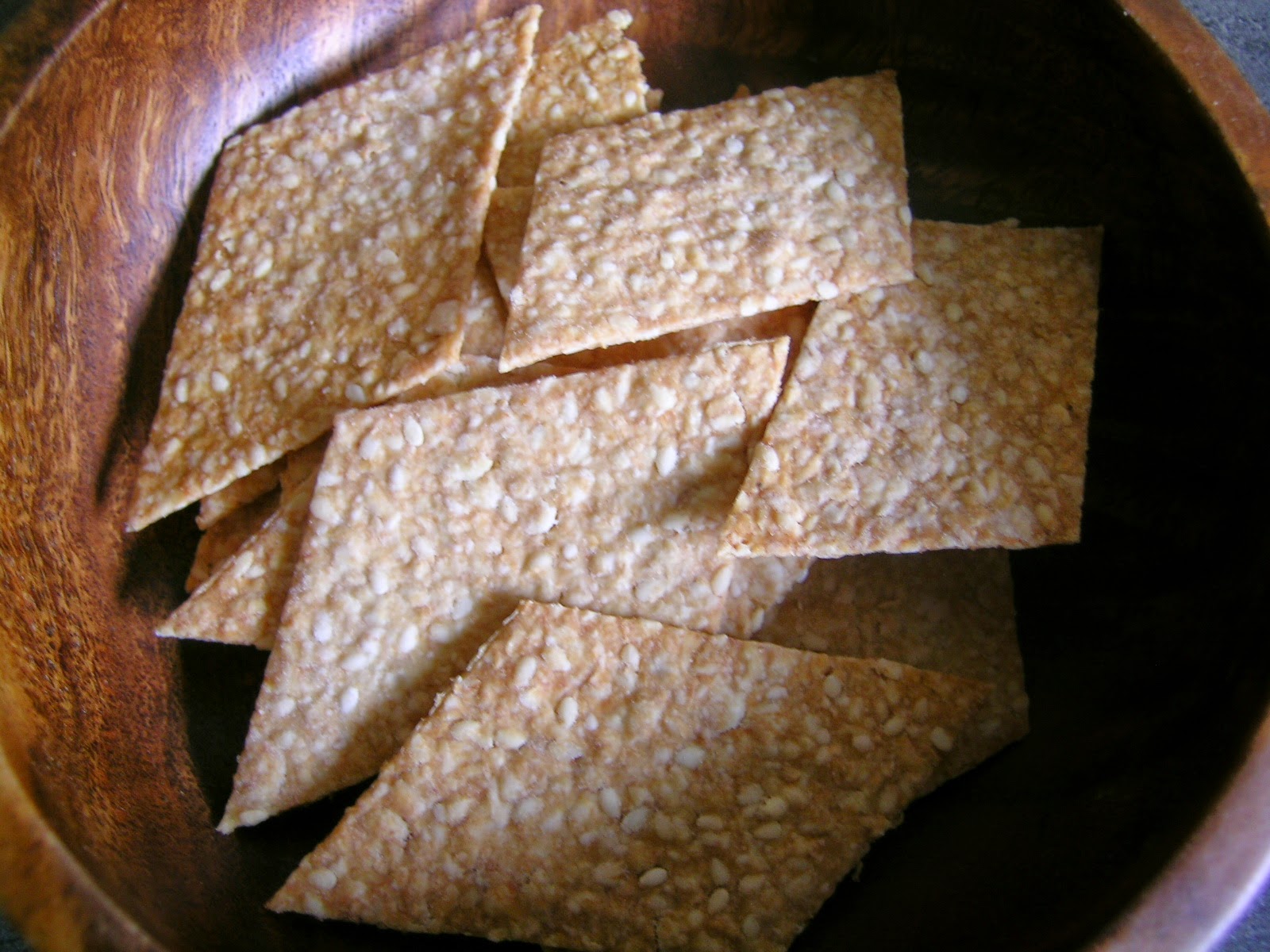 The Good Life Sesame Oat Crackers