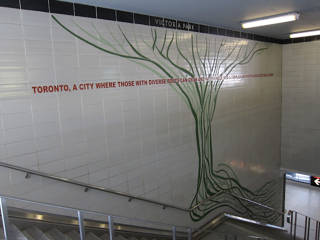'Roots' by Aniko Meszaros at Victoria Park station