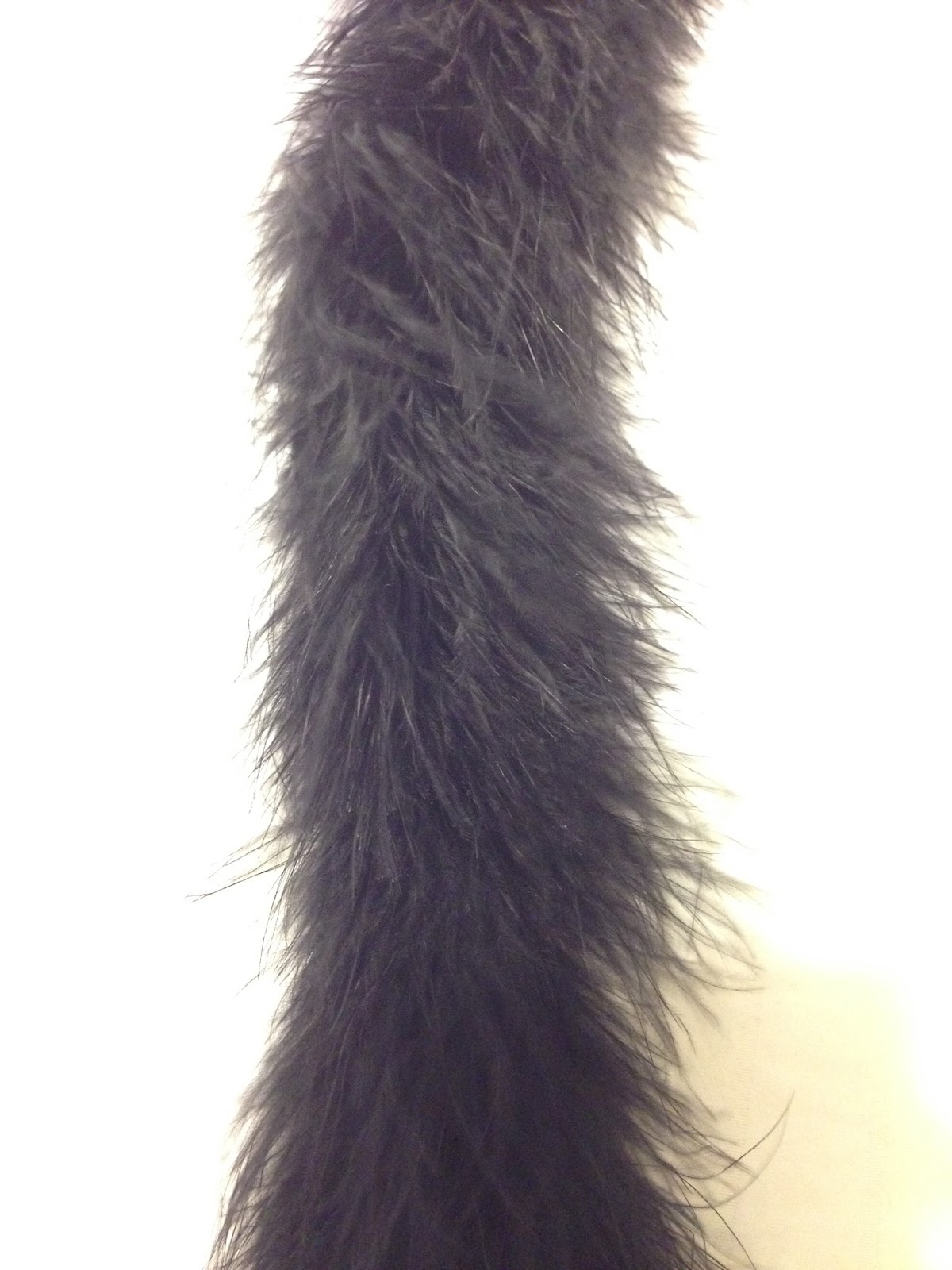 theladydetalle How to SEW on marabou feather trim