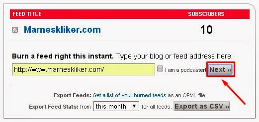 Cara Mudah Mendaftarkan Blog ke RSS Feedburner