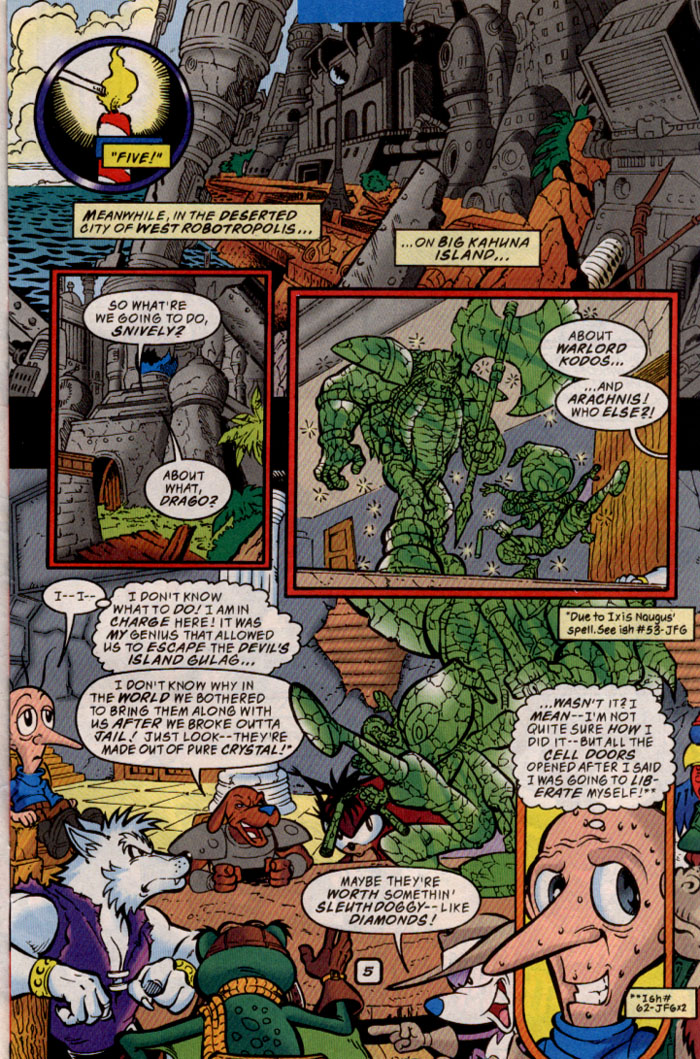 Read online Sonic The Hedgehog comic -  Issue #68 - 5