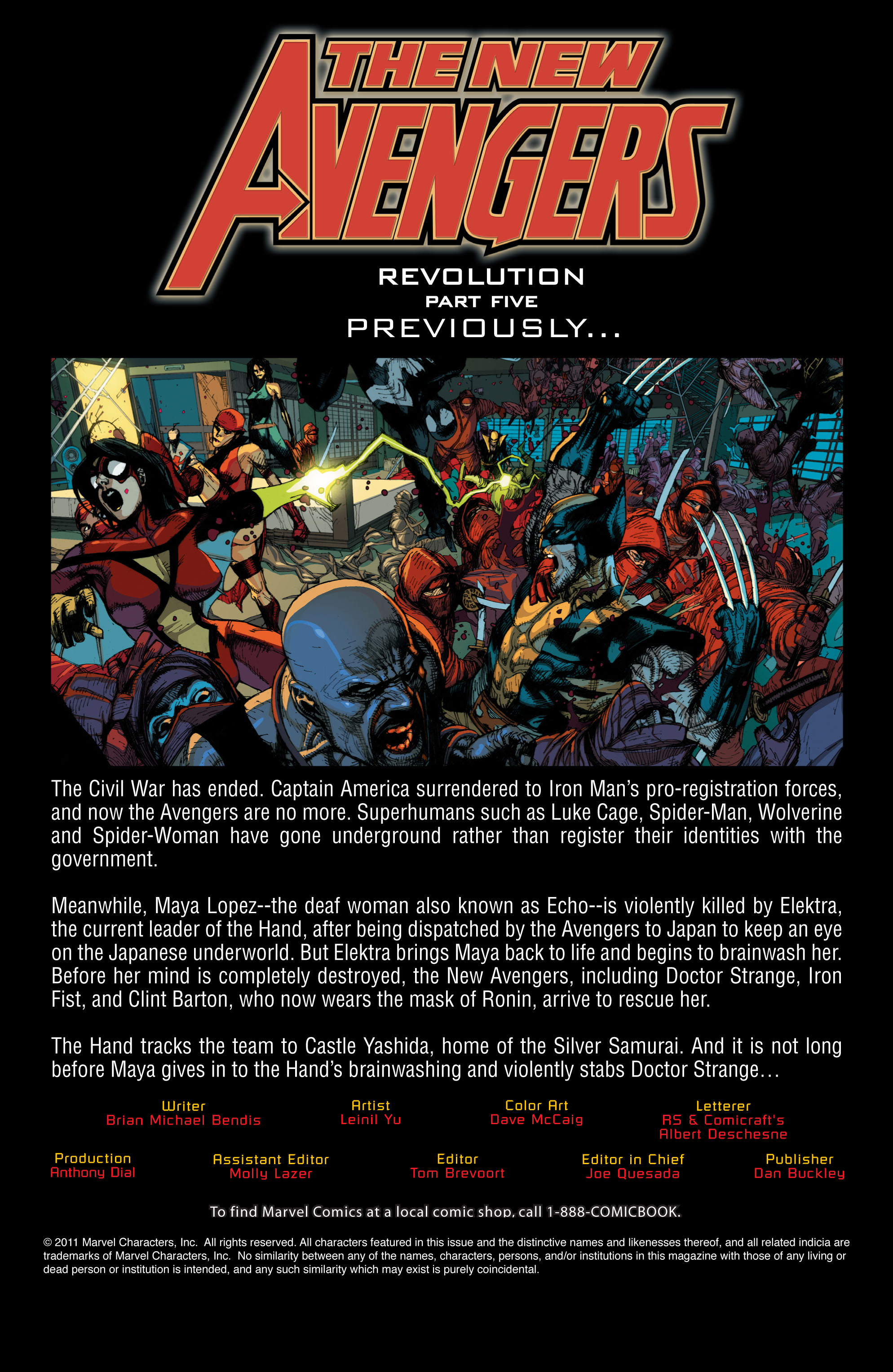 Read online New Avengers (2005) comic -  Issue #31 - 2