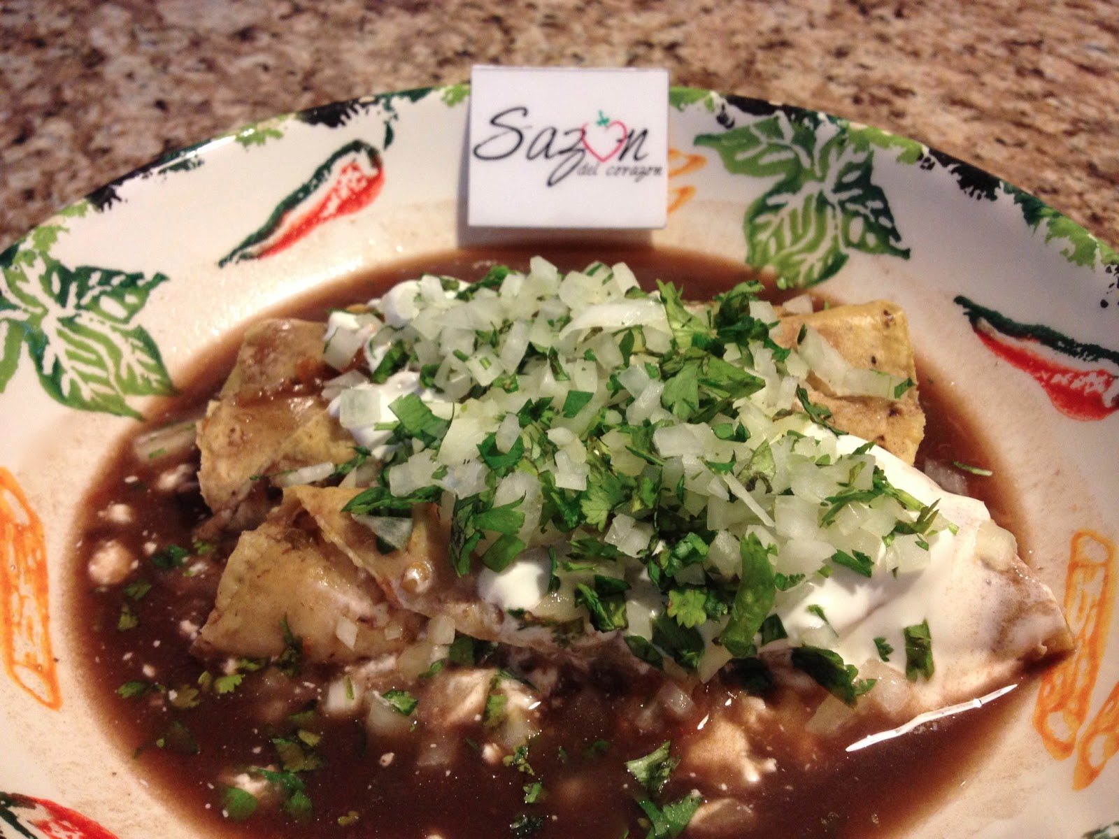 Sazón del corazón Flautas de pollo en caldo de frijol