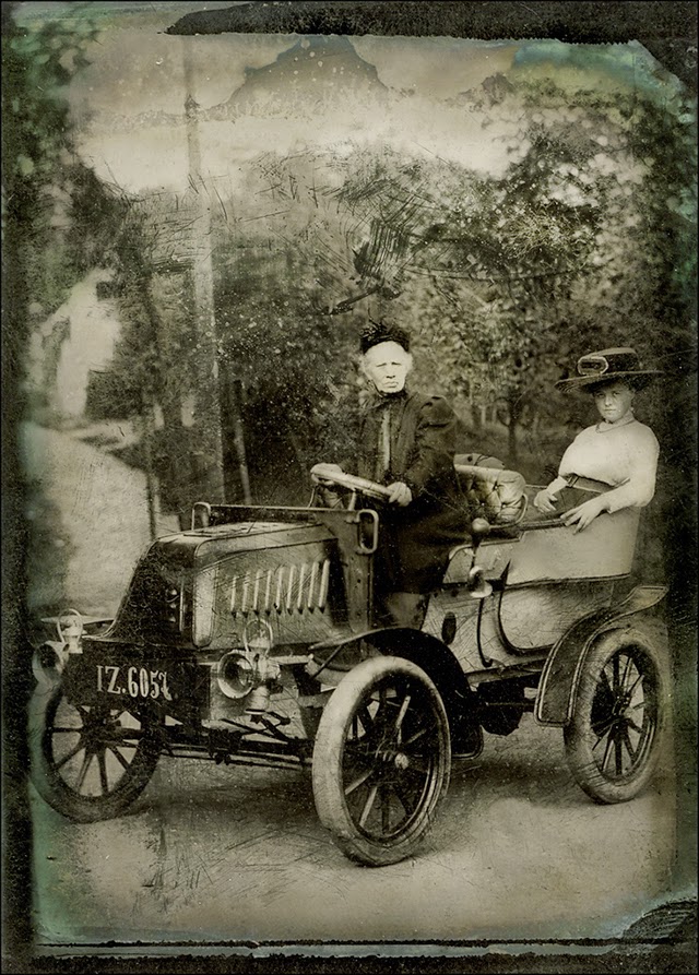 25 Interesting Vintage Studio Photographs With Prop Cars Vintage Everyday