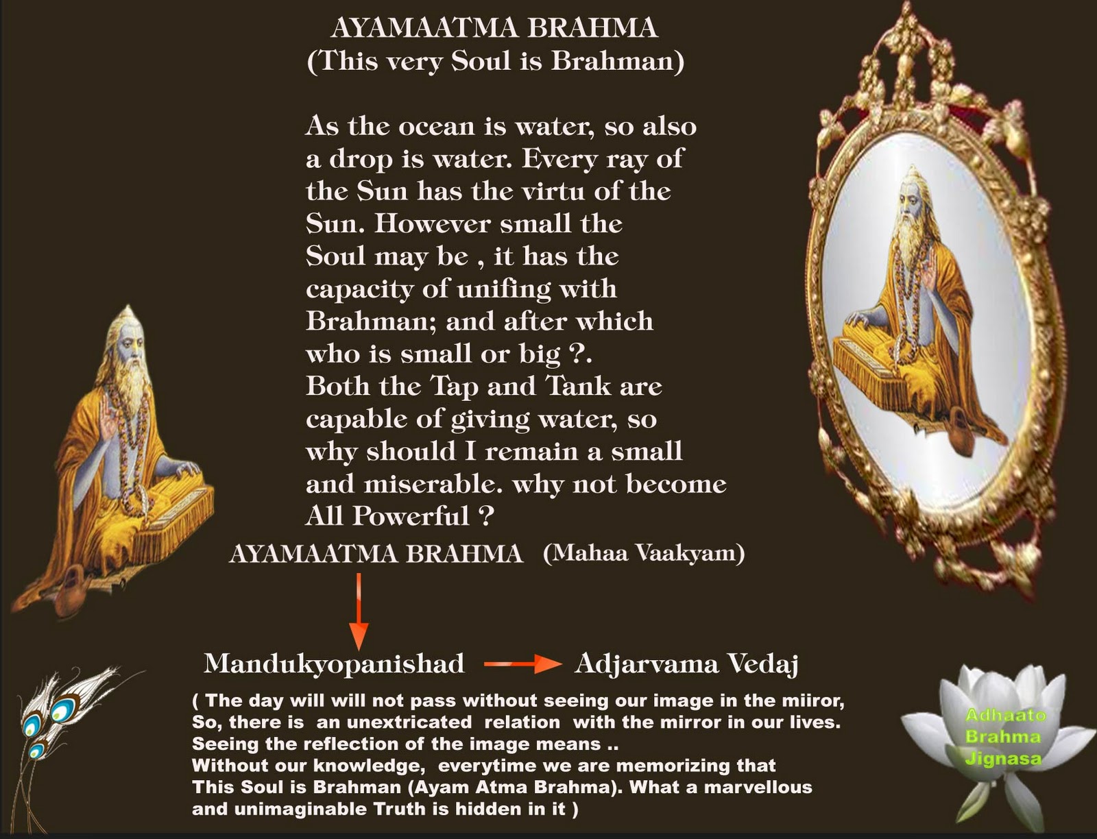 Hindu Vedic Philosophy (Prasthanatrayam) Mandukya Upanishad