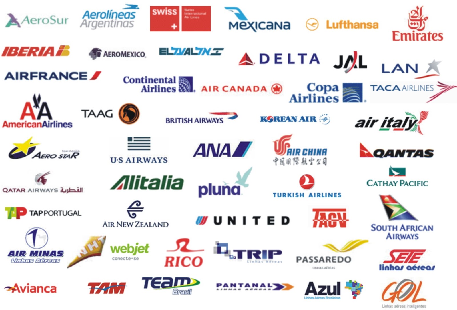 Empresas aereas - Imagui