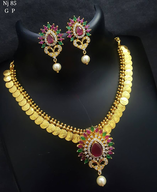 Traditional Kasulaperu Short Neck sets | Buy Online traditional 1 gram jewellery