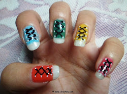 nail tutorial converse shoe needed