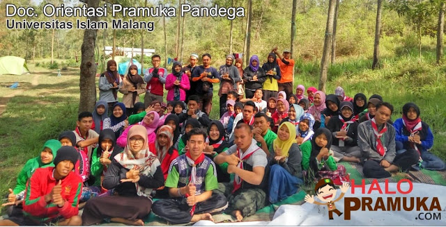 Dokumentasi Racana Unisma Malang saat OPP di Coban Talun