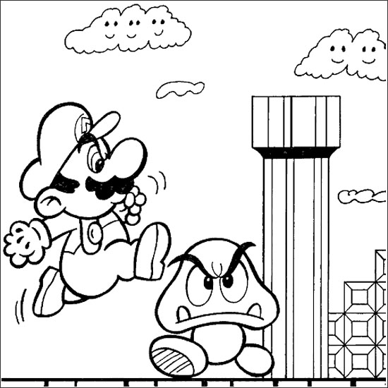 mario coloring pages to print | Minister Coloring