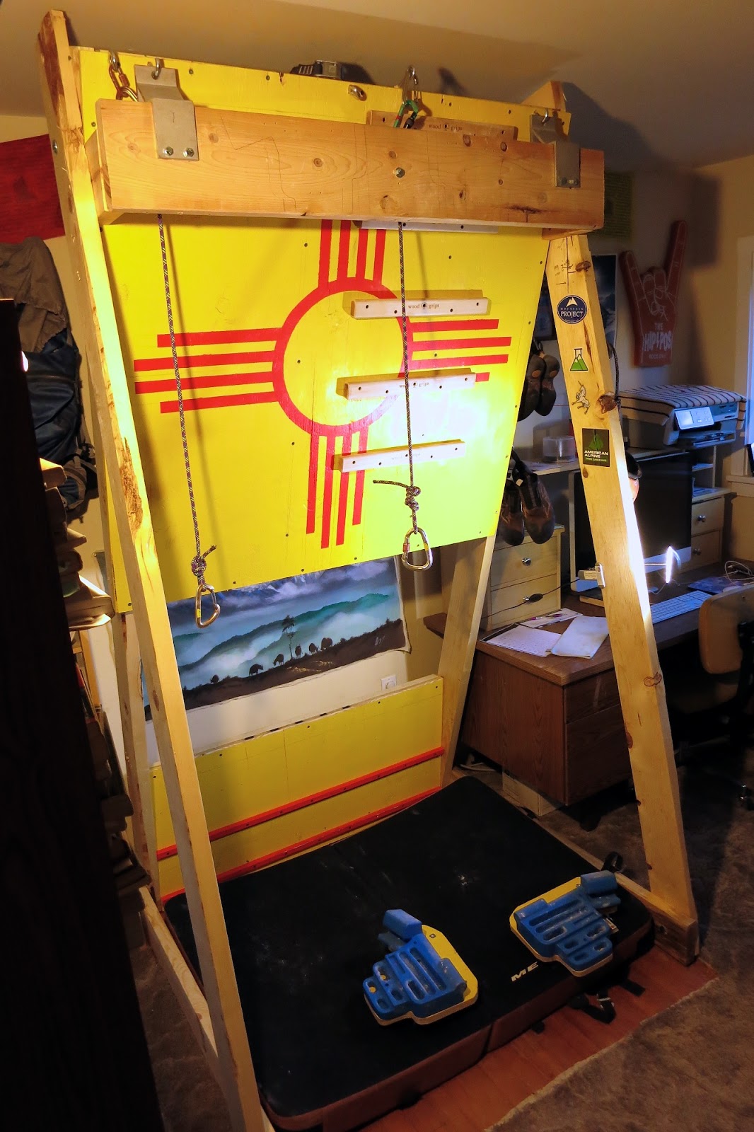 What Would Jason Do? Freestanding Campus Board/Hang Board Setup for Climbing Training