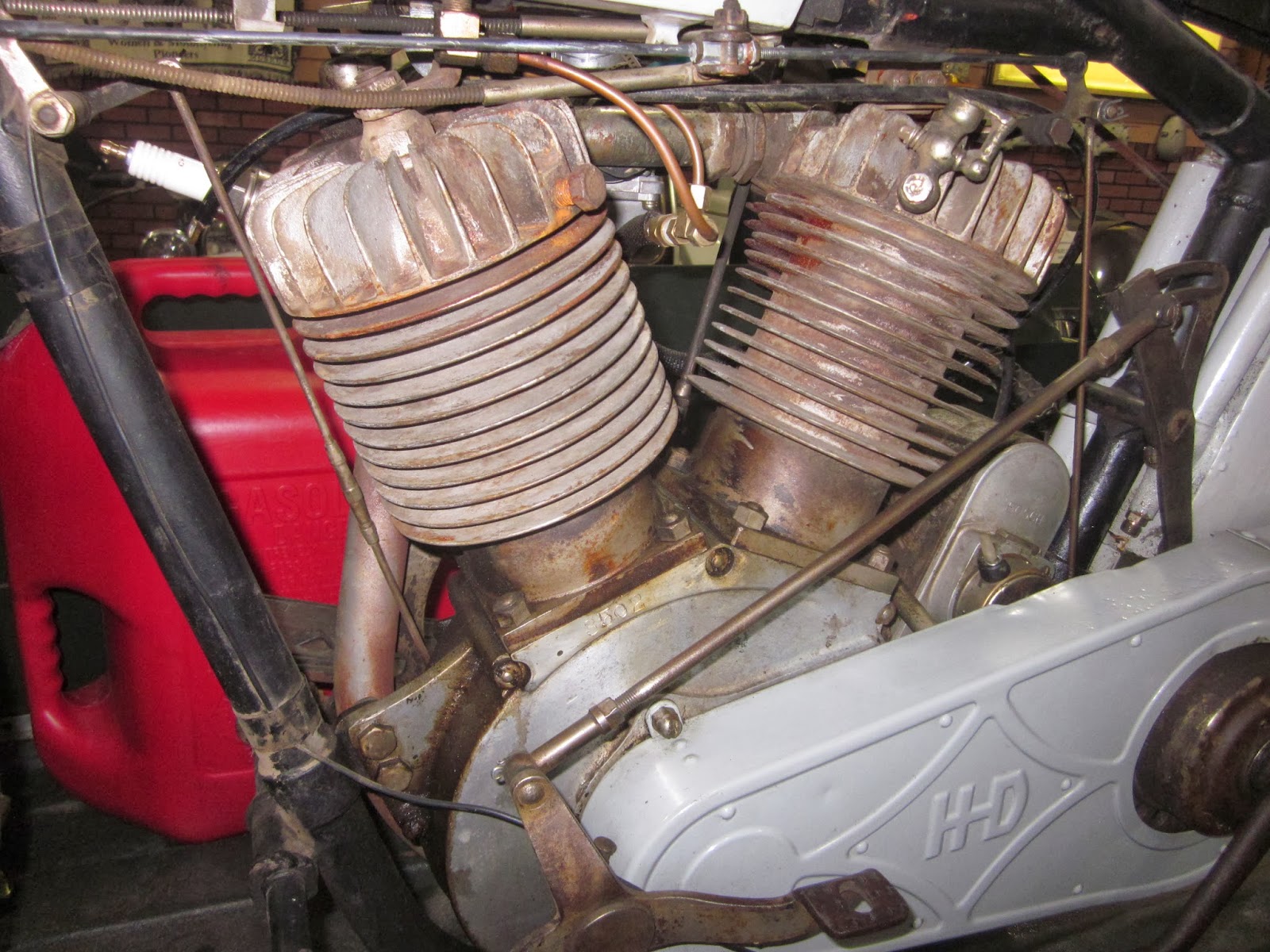 OldMotoDude 1926 Harley Davidson Model BA Nicknamed "Peashooter" in