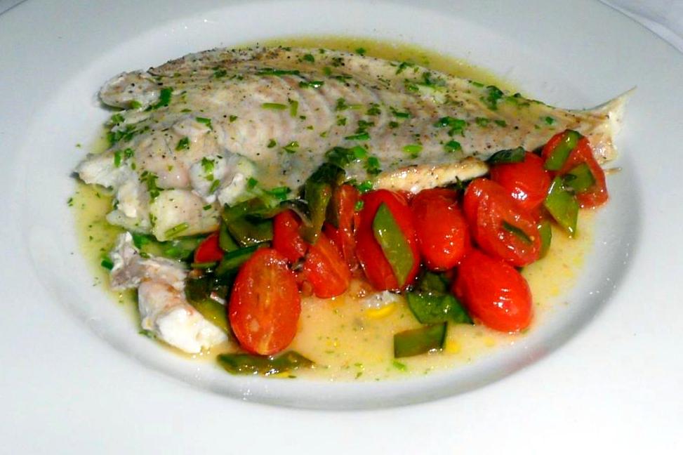 Kulinarische Welten zu Fisch- und Meeresfrucht: Steinbutt aus dem Ofen ...