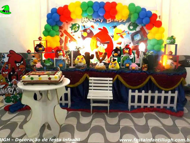 Decoração infantil Angry Birds