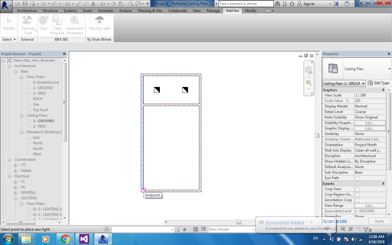Revit AddOns Placing Light