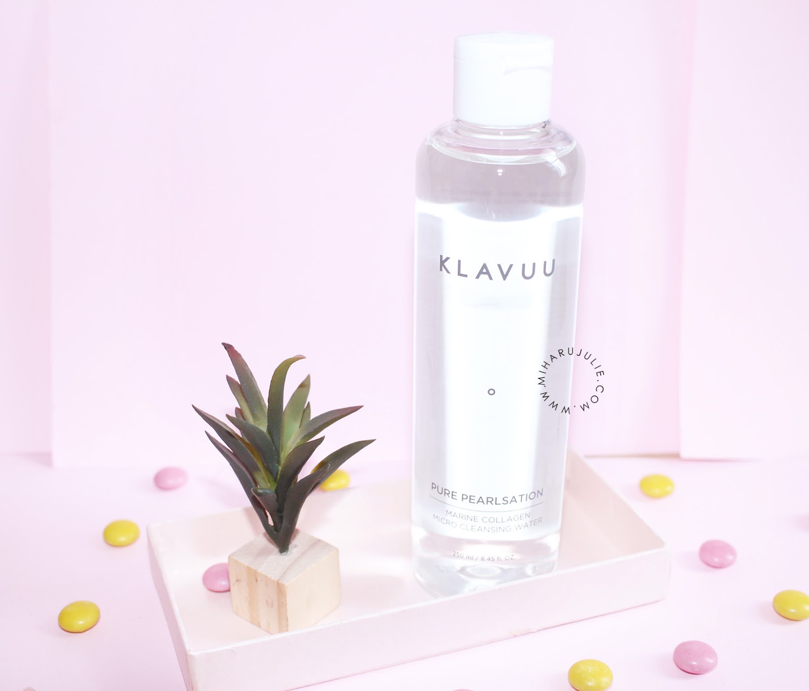 review KLAVUU Pure Pearlsation Marine Collagen Micro Cleansing Water