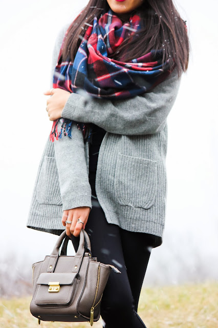 Winter Weather :: Oversized Blanket Scarf & Jeweled Loafers — Refined ...