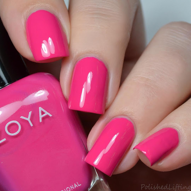 pink creme nail polish