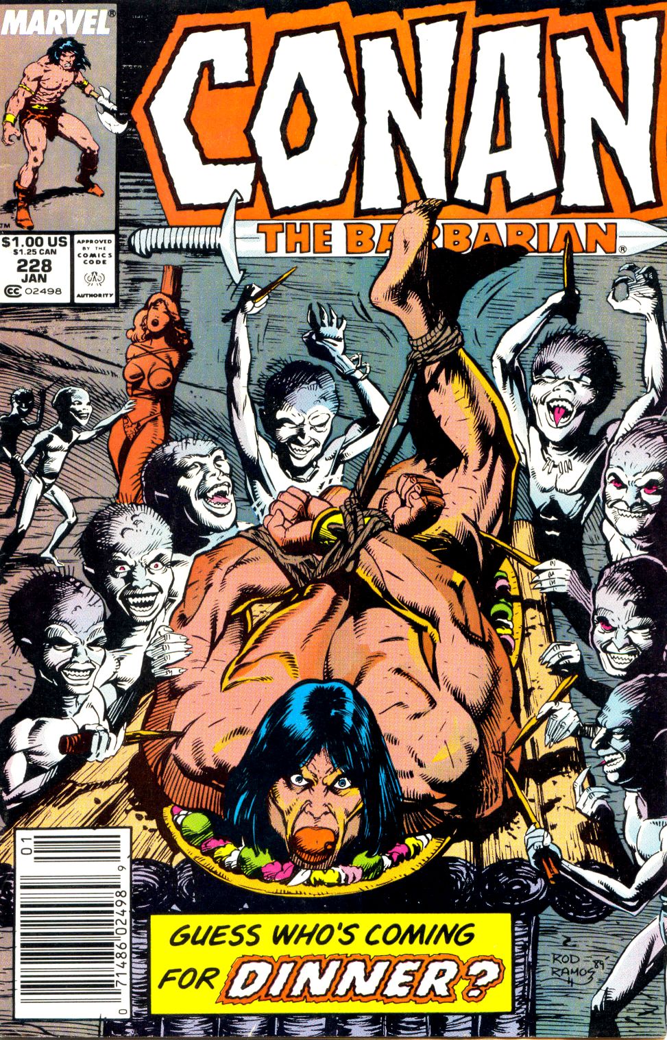 Read online Conan the Barbarian (1970) comic -  Issue #228 - 1