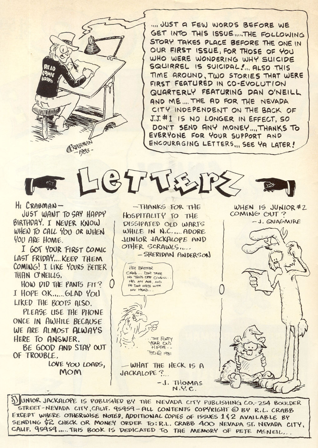 Read online Junior Jackalope comic -  Issue #2 - 2