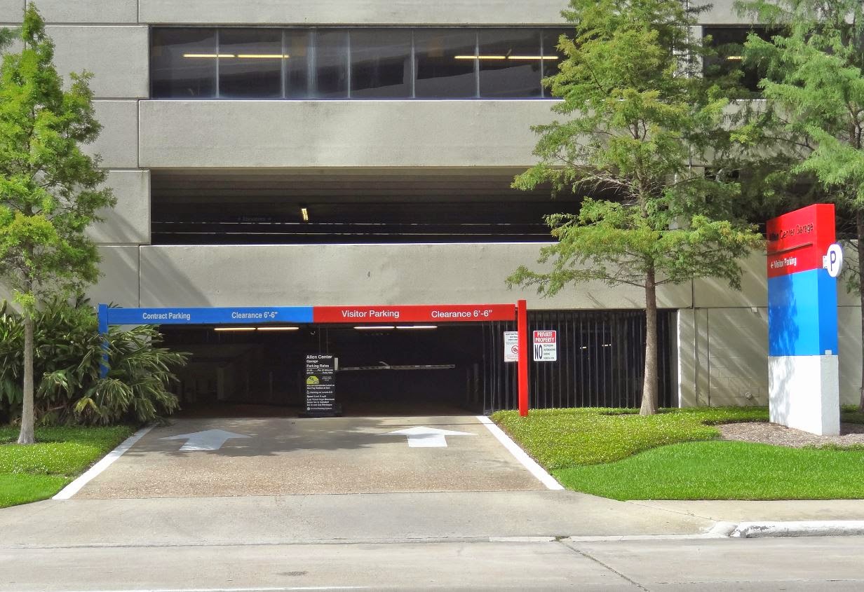 Houston in Pics Allen Center Parking Garage